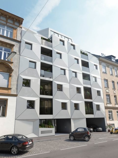 Neubauprojekt Penthouse Anlegerwohnungen Eigentumswohnungen Albrechtskreithgasse 38
