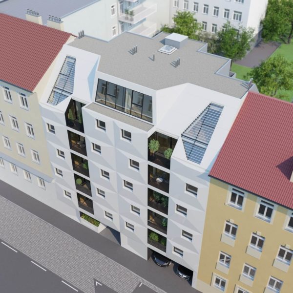 Neubauprojekt Penthouse Anlegerwohnungen Eigentumswohnungen Albrechtskreithgasse 38