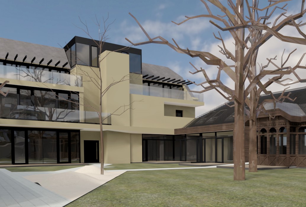 Rendering Mauerbachstraße 17 Innenhof